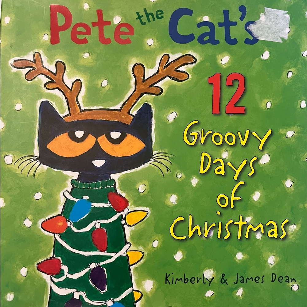 Pete the Cat's 12 Groovy Days of Christmas Book